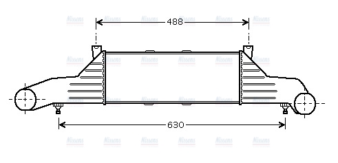 AVA Charge Air Intercooler MSA4295