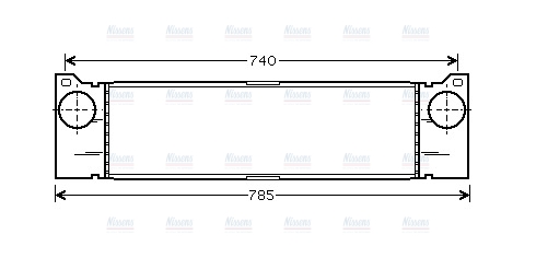 AVA Charge Air Intercooler MSA4370