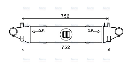 AVA Charge Air Intercooler MSA4596