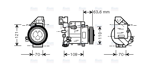 AVA Aircon Compressor MSAK075
