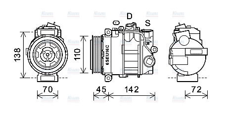 AVA Aircon Compressor MSAK614