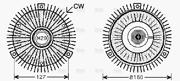 AVA Fan clutch MSC421
