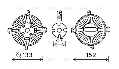 AVA Fan clutch MSC496
