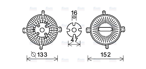 AVA Fan clutch MSC523