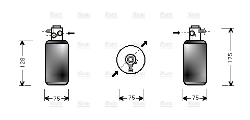 AVA Aircon Receiver Dryer Filter MSD050