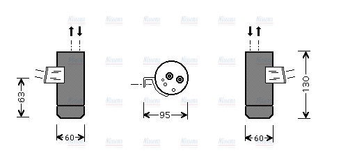 AVA Aircon Receiver dryer MSD104