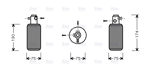 AVA Aircon Receiver Dryer Filter MSD291