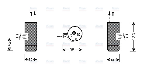 AVA Aircon Receiver Dryer Filter MSD292