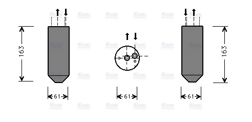 AVA Aircon Receiver Dryer Filter MSD362