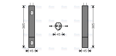 AVA Aircon Receiver Dryer Filter MSD395