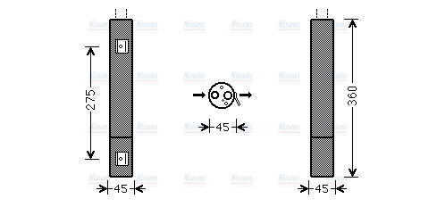 AVA Aircon Receiver Dryer Filter MSD665