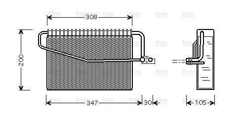 AVA Aircon Evaporator MSV455