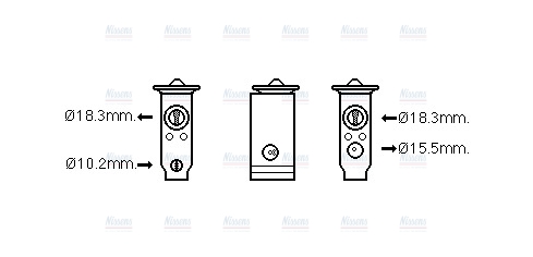 AVA Aircon Expansion Valve MT1250