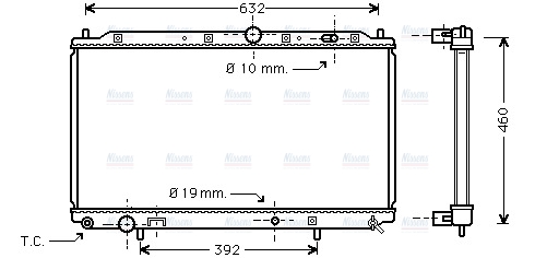 AVA Coolant Radiator MT2116
