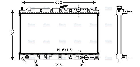 AVA Coolant Radiator MT2135