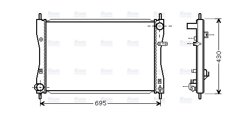 AVA Coolant Radiator MT2174
