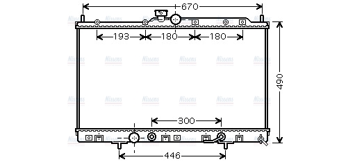 AVA Coolant Radiator MT2230