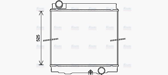 AVA Coolant Radiator MT2271