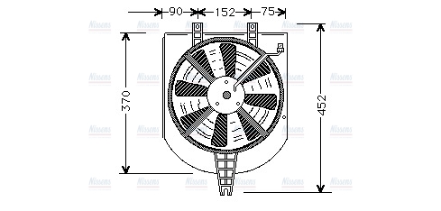 AVA Radiator Cooling Fan MT7501