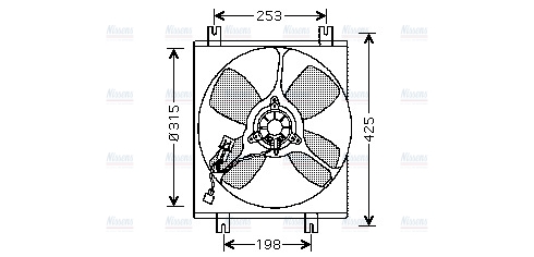 AVA Radiator Fan MT7504