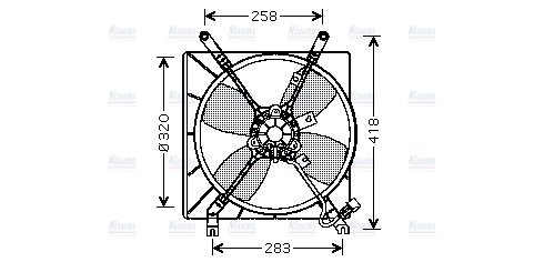 AVA Radiator Fan MT7510