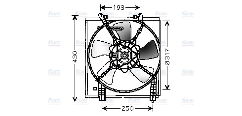 AVA Radiator Fan MT7517