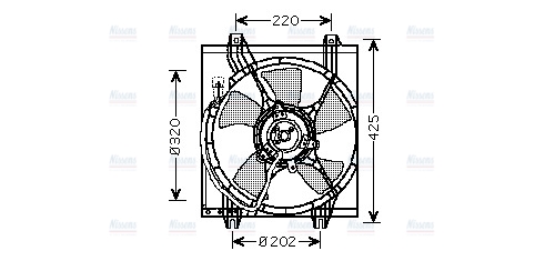 AVA Radiator Fan MT7526