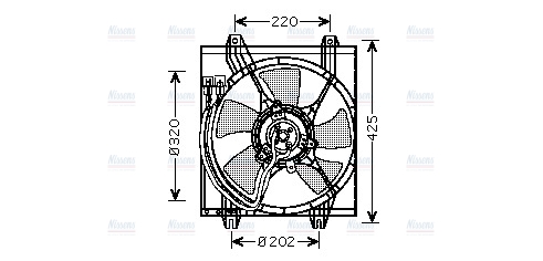 AVA Radiator Fan MT7527