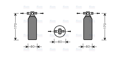 AVA Aircon Receiver dryer MTD155