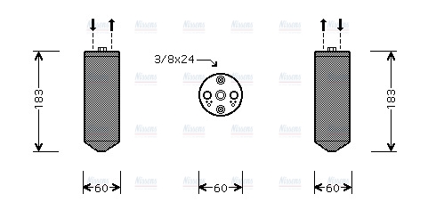 AVA Aircon Receiver Dryer Filter MTD234