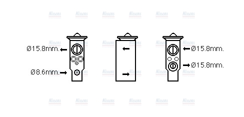 AVA Aircon Expansion Valve MZ1257