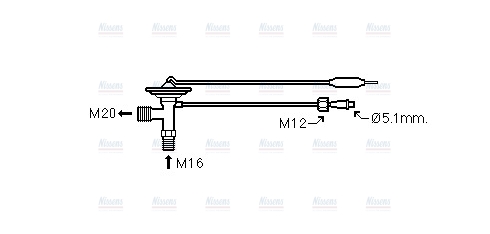 AVA Aircon Expansion Valve MZ1259
