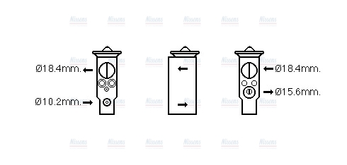 AVA Aircon Expansion valve MZ1266