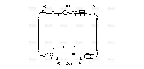 AVA Coolant Radiator MZ2023