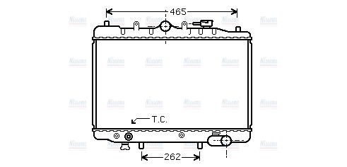 AVA Coolant Radiator MZ2024