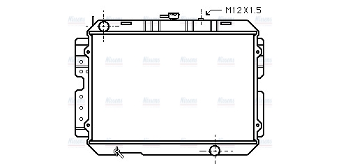 AVA Coolant Radiator MZ2026