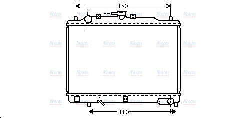 AVA Coolant Radiator MZ2070