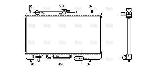 AVA Coolant Radiator MZ2091