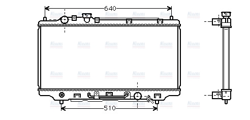 AVA Coolant Radiator MZ2100