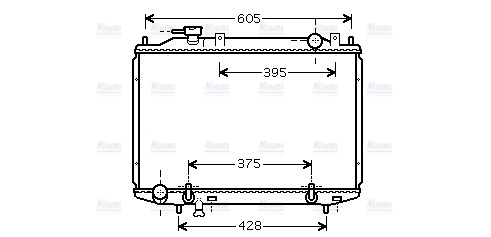 AVA Coolant Radiator MZ2203