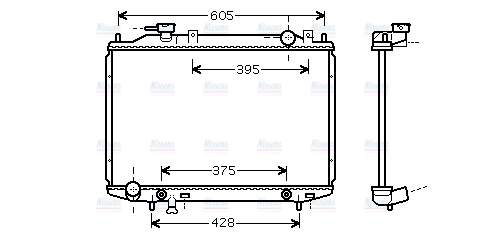 AVA Coolant Radiator MZ2204