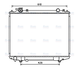AVA Coolant Radiator MZ2258