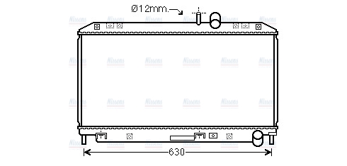 AVA Coolant Radiator MZ2262