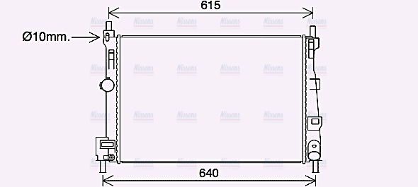 AVA Coolant Radiator MZ2295