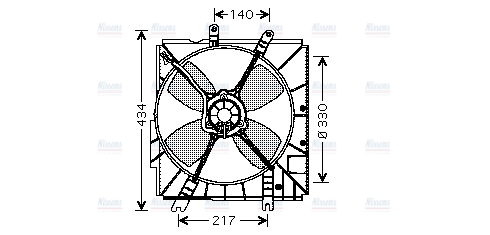 AVA Radiator Fan MZ7502