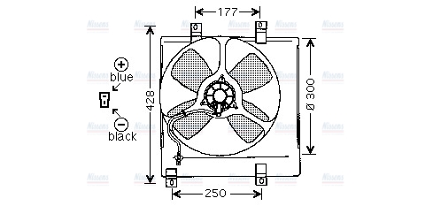 AVA Radiator Fan MZ7504