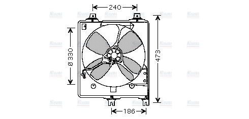 AVA Radiator Fan MZ7509