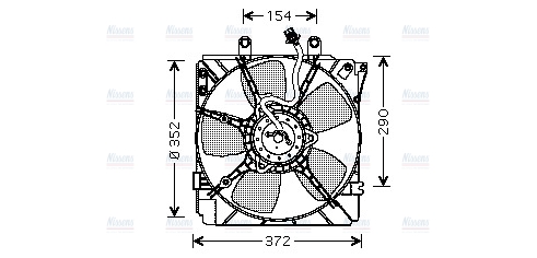 AVA Radiator Fan MZ7512