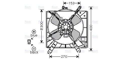AVA Radiator Fan MZ7516