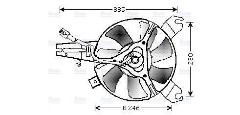 AVA Radiator Fan MZ7527
